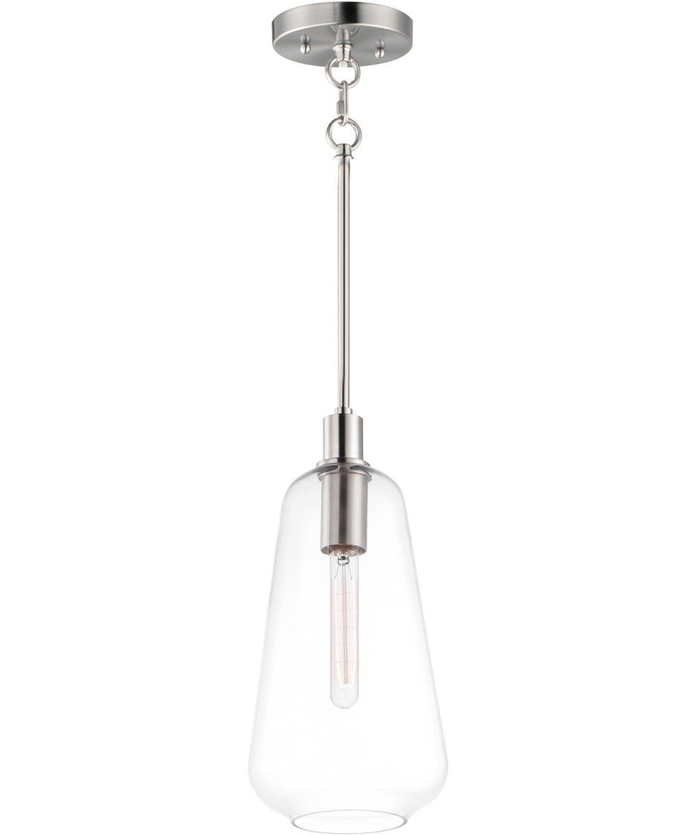 Babylon 1-Light Pendant Satin Nickel