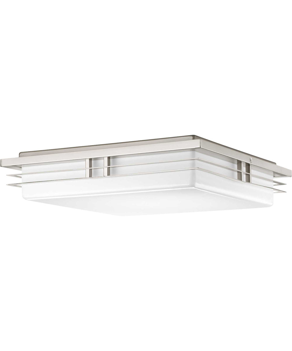 Helm 3-Light 18" LED Flush Mount Brushed Nickel