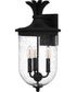 Havana Large 3-light Outdoor Wall Light Earth Black