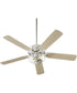 52" Virtue 2-light LED Ceiling Fan Satin Nickel