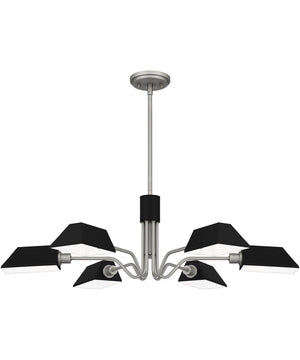 Sienna 6-light Chandelier Antique Nickel