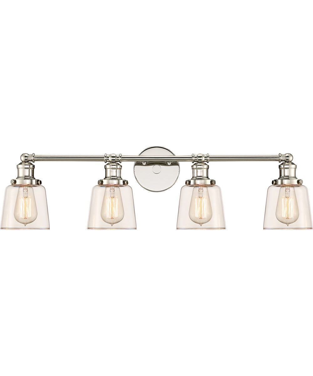 Union Extra Large 4-light Bath Light Polished Nickel