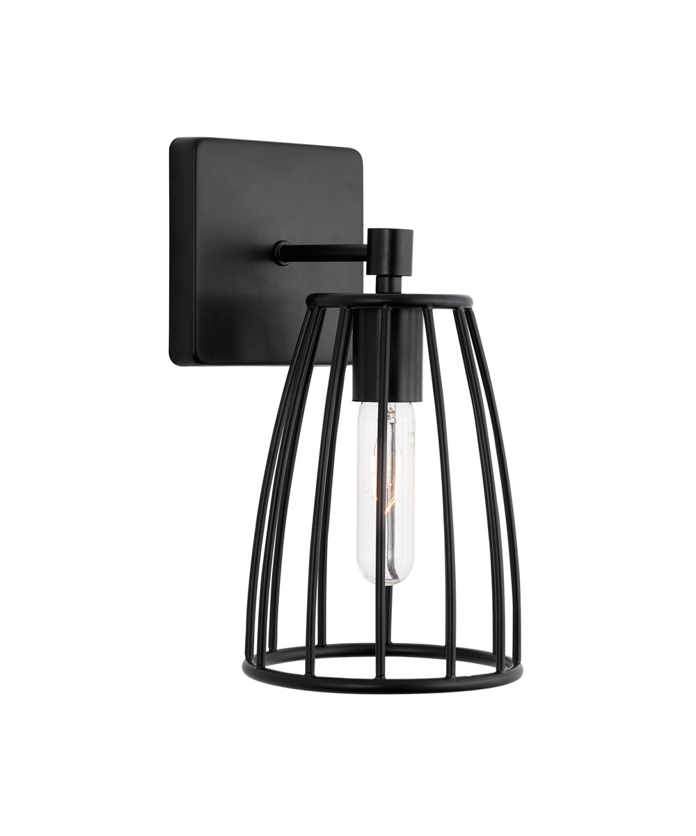 Corey 1-Light Sconce Matte Black
