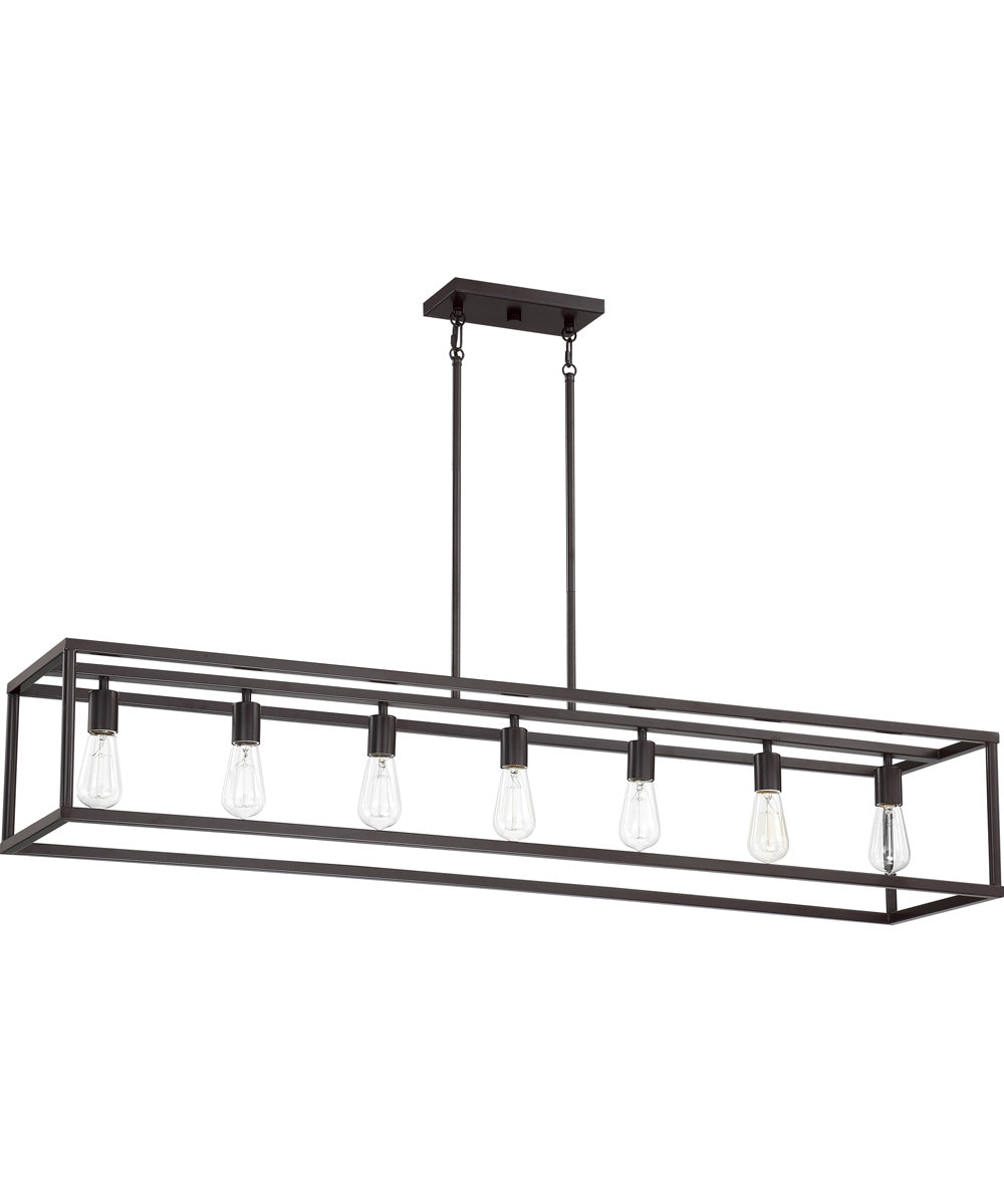 New Harbor 7-light Island Light Western Bronze