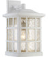 Stonington Extra Large 1-light Outdoor Wall Light  Coastal Armour White Lustre