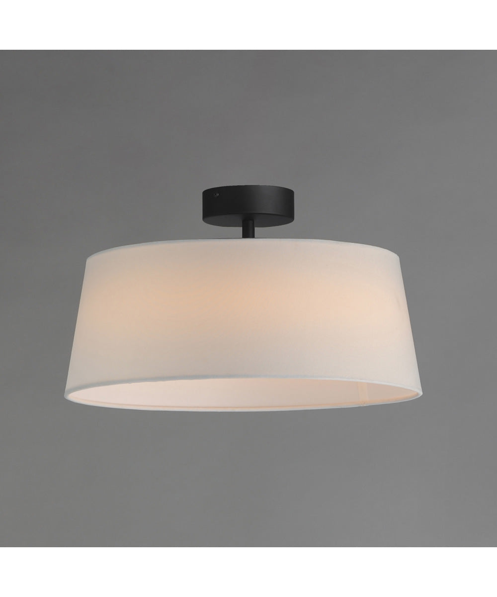 Paramount 16 inch LED Flush Mount Black