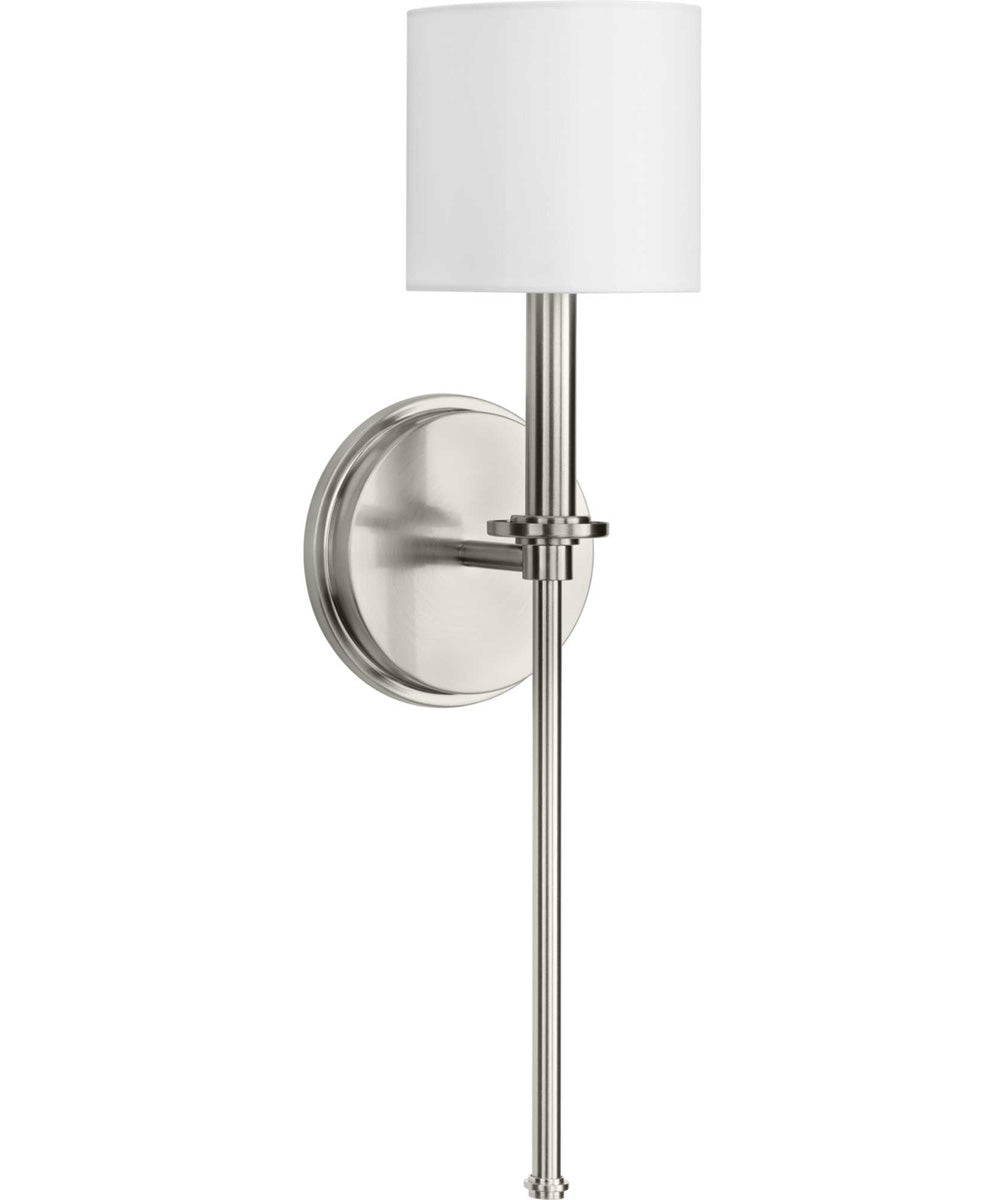 Elara 1-Light New Traditional Wall Light Brushed Nickel