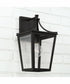 Adair 1-Light Outdoor Wall-Lantern Rain or Shine - Black
