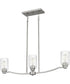 Acacia 3-light Island Light Brushed Nickel