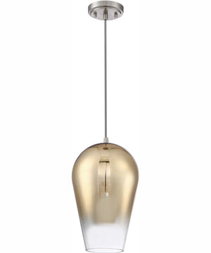 Pendant 1-Light Mini Pendant Brushed Polished Nickel