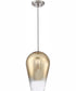 Pendant 1-Light Mini Pendant Brushed Polished Nickel