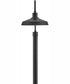 Forge 1-Light Large Post Top or Pier Mount Lantern in Black
