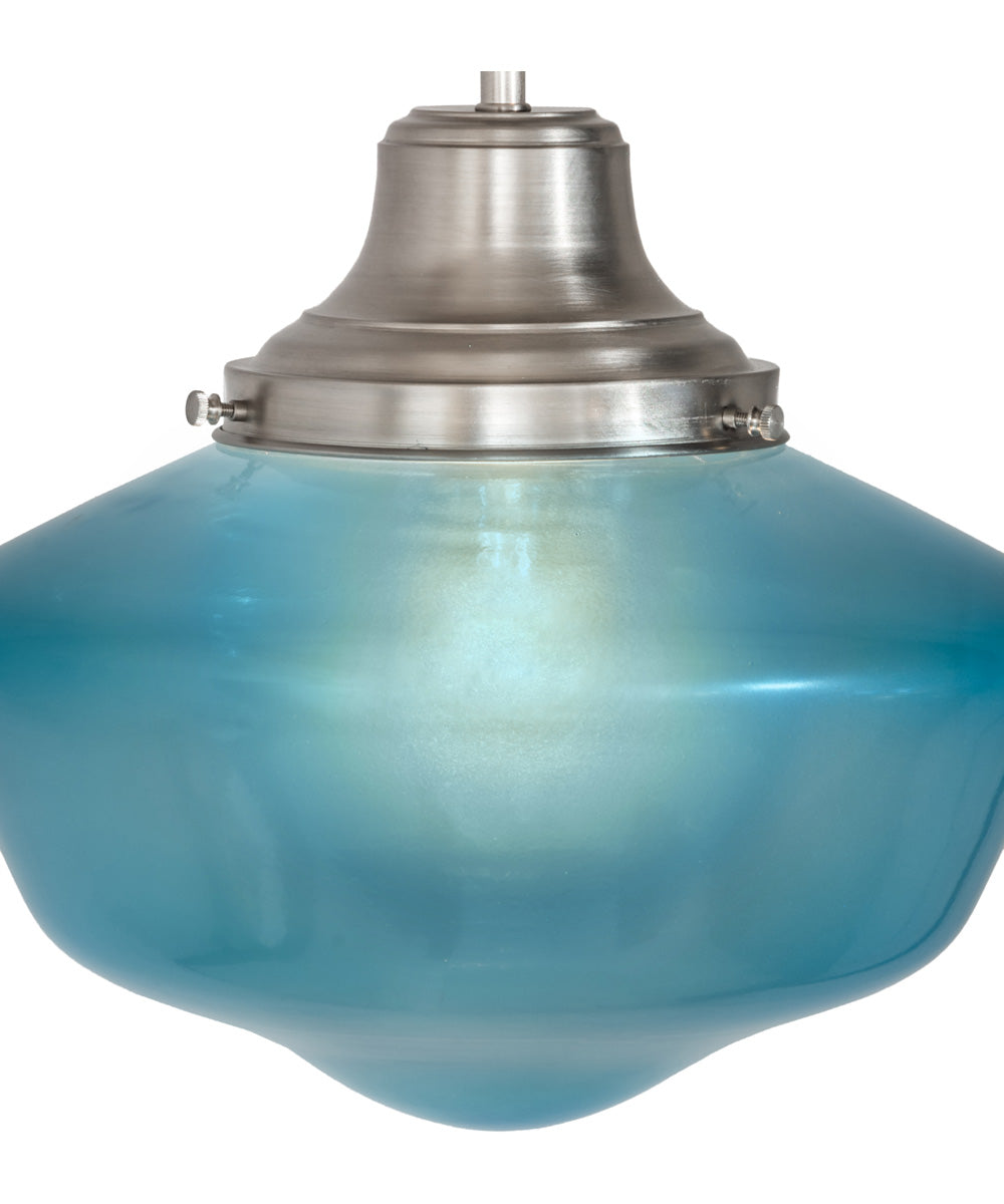 14" Revival Schoolhouse W/Traditional Globe Pendant