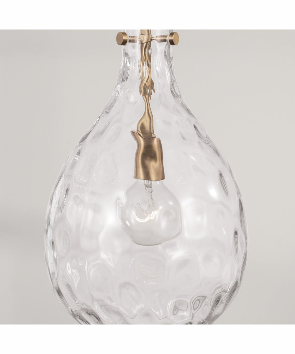 Brentwood 1-Light Pendant Aged Brass