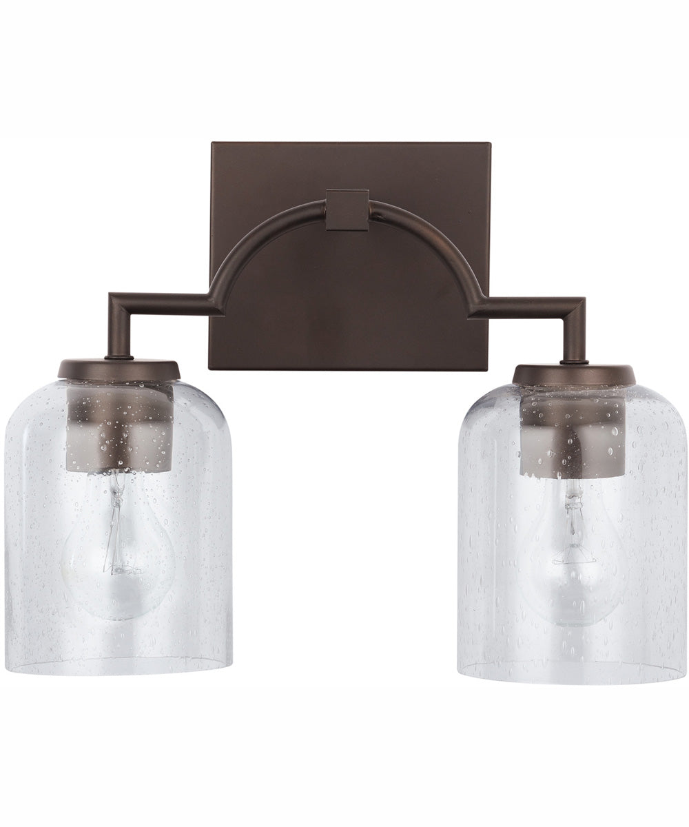 Carter 2-Light Vanity Bronze