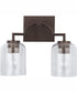 Carter 2-Light Vanity Bronze