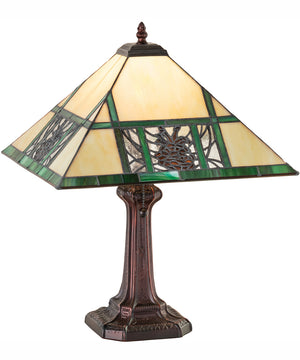 19" High Pinecone Ridge Table Lamp
