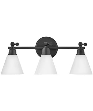 Arti 3-Light Three Light Vanity in Black