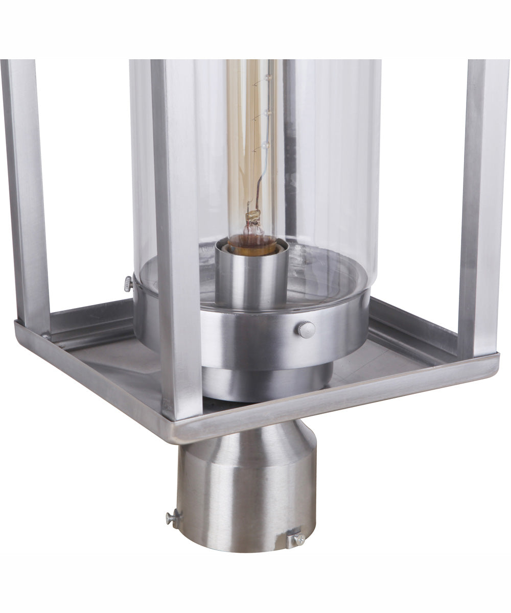 Neo 1-Light Outdoor Post Mount Satin Aluminum