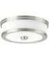 Bezel 10" LED Flush Mount Brushed Nickel