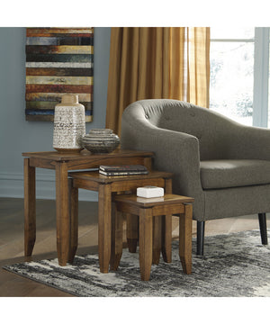 Brentmond Accent Table Set (3/CN) Brown