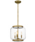 Tapley Small 3-light Mini Pendant Weathered Brass