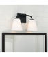 Brody 2-Light Vanity Matte Black