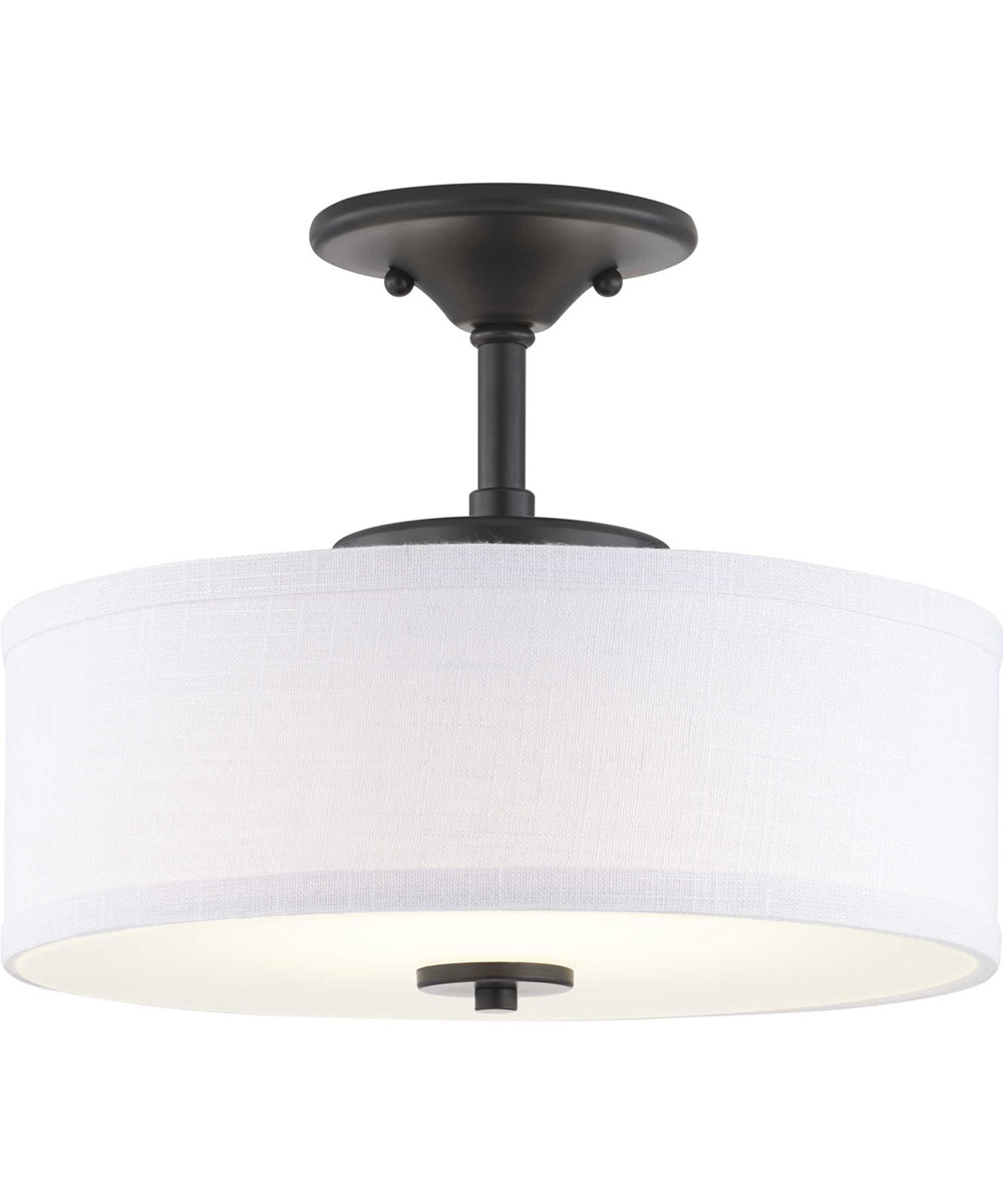 Inspire LED 13" LED Semi-Flush Graphite
