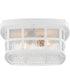 Stonington Medium 2-light Outdoor Ceiling Light White Lustre