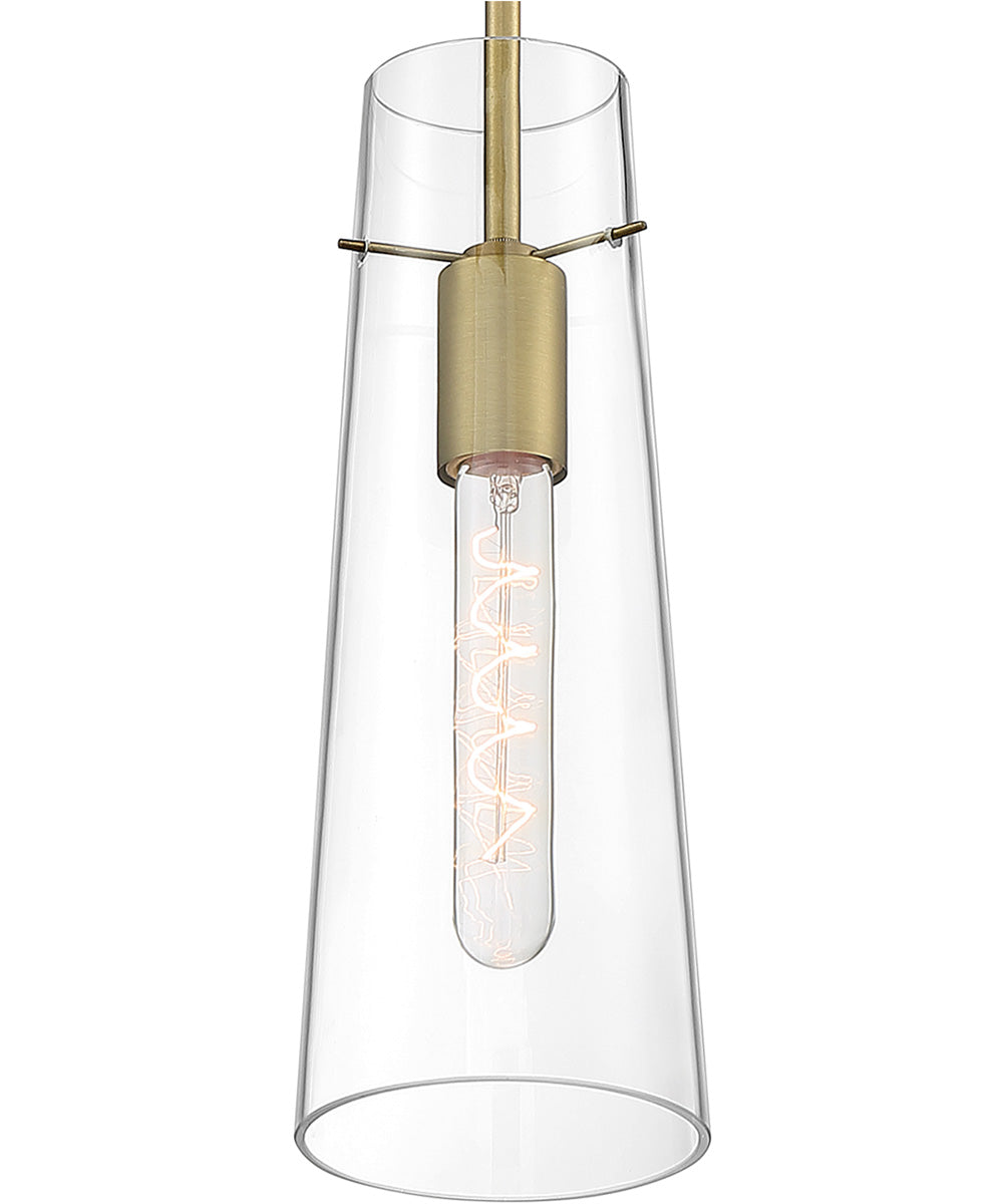 5"W Alondra 1-Light Pendant Vintage Brass