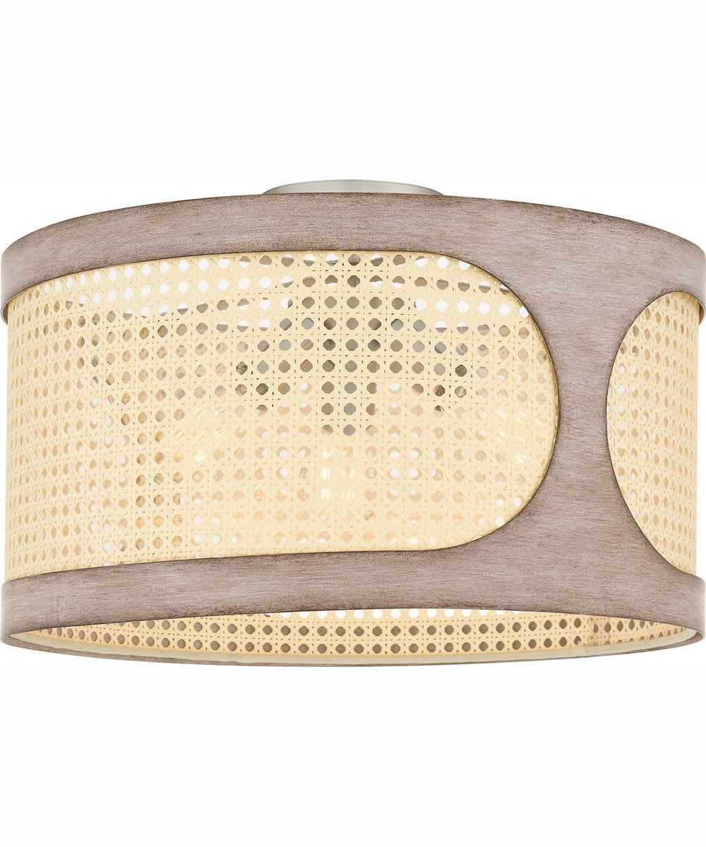 Syrah Large 3-light Semi Flush Mount Brushed Nickel