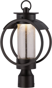 17"H Arbor LED Outdoor Post Lantern Burnished Bronze