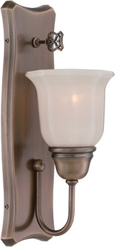 5"W Astor 1-Light Wall Lantern Old Satin Brass