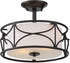 Designers Fountain Avara 2-Light Semi Flush Mount Oil Rubbed Bronze 88611-ORB