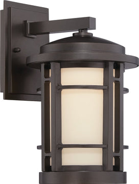 12"H Barrister  LED Outdoor Burnished