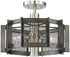 Designers Fountain Baxter 3-Light Semi Flush Mount Weathered Iron 89311-WI
