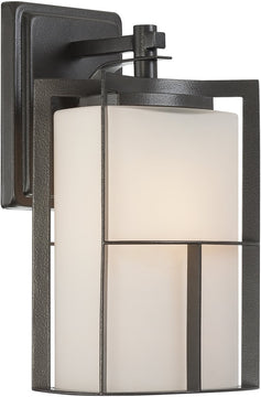 13"H Braxton 1-Light Outdoor Wall Sconce Charcoal