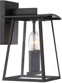 15"H Calderwood -Light Outdoor Wall Lantern Burnished Bronze