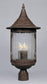 Designers Fountain Canyon Lake 4-Light Outdoor Post Light Chestnut 20936CHN