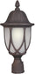 Designers Fountain 19 inchw Capella 1-Light Post Lantern Autumn Gold 2866AG