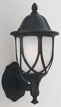 14"H Capella Outdoor Wall Lantern Black