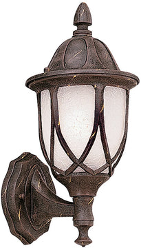 14"H Capella 1-Light Outdoor Wall Sconce Autumn Gold