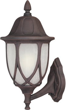 18"H Capella 1-Light Outdoor Wall Lantern Autumn Gold