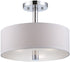 Designers Fountain Cordova 3-Light Semi-Flush Chrome 84511CH