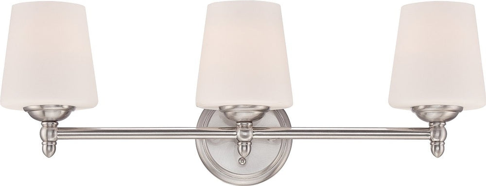 Designers Fountain Darcy 3-Light Bath Vanity Brushed Nickel