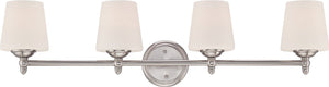 36"W Darcy 4-Light Bath Vanity Brushed