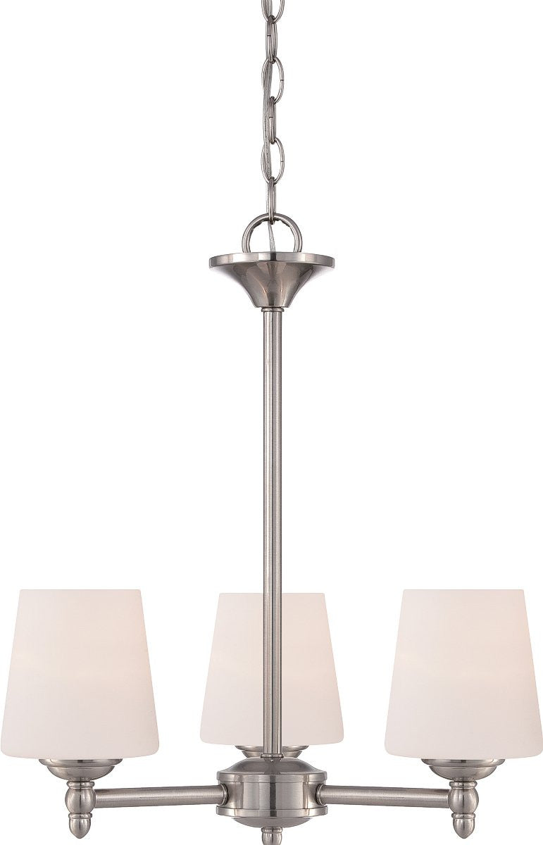 Designers Fountain Darcy 3-Light Chandelier Brushed Nickel