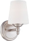 Designers Fountain Darcy 1-Light Wall Sconce Brushed Nickel 15006-1B-35
