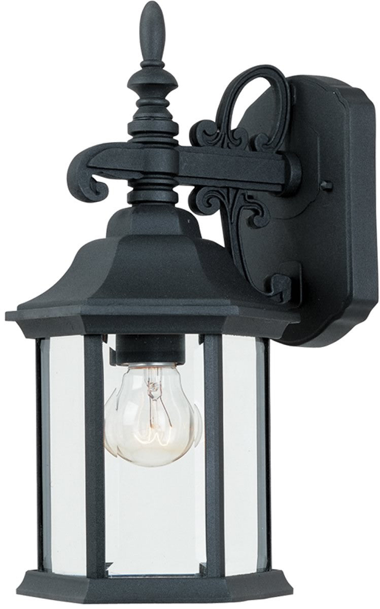Designers Fountain Devonshire 1-Light Wall Sconce Black 2961-BK