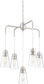 Designers Fountain Echo 5-Light Chandelier Satin Platinum 87885-SP
